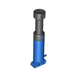 Pneumatik Pumpe gross mit 1x3 Lochbalken, blau