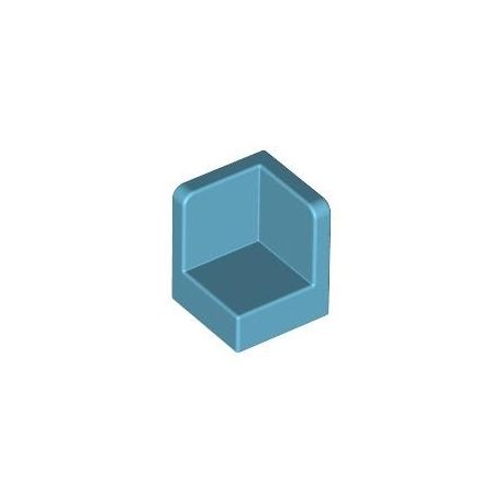 Paneele 1x1x1 Ecke, azurblau