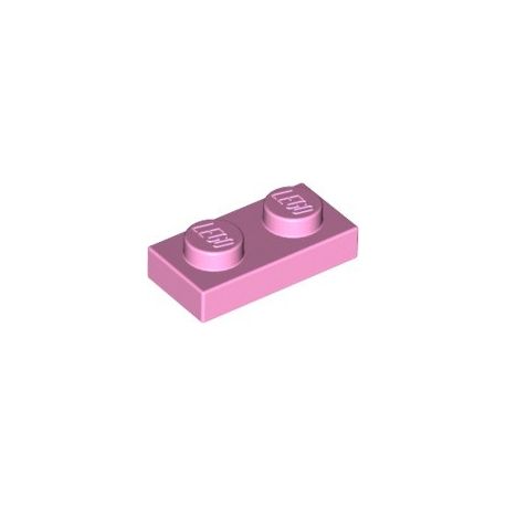Platte 1x2, hellpink