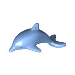 Delfin, hellblau