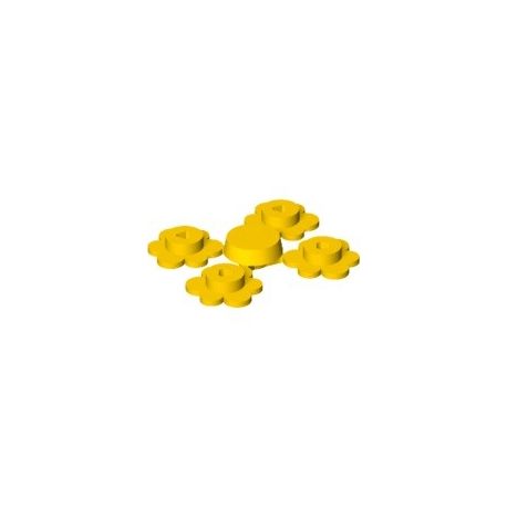 Blüten (4er Set), gelb