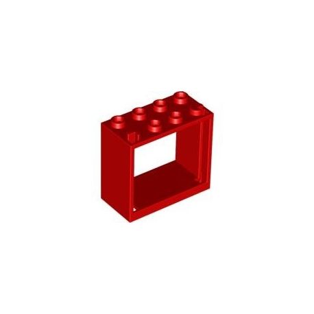 Rahmen 2x4x3, rot