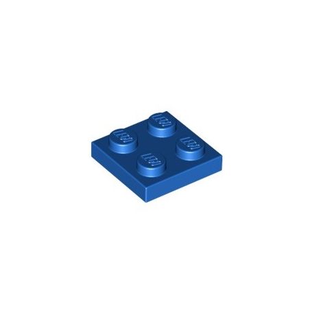 Platte 2x2, blau