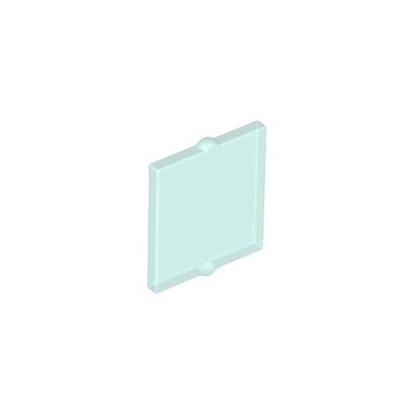Fensterscheibe 1x2x2, transparent hellblau