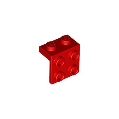 Winkel 1x2 - 2x2, rot