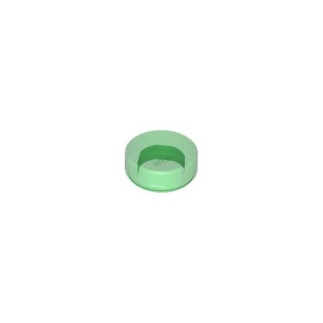 Kachel / Fliese 1x1 rund, transparent grün