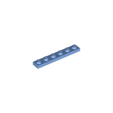 Platte 1x6, hellblau