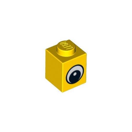 Stein 1x1 "Auge", gelb
