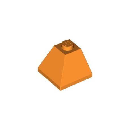 Schrägstein / Ecke 2x2, orange