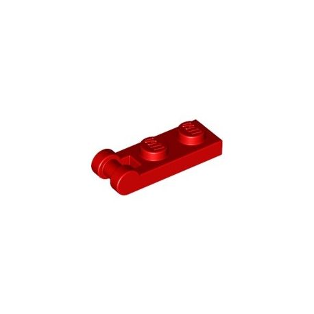 Platte 1x2 mit Griff, rot