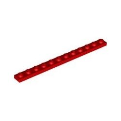 Platte 1x12, rot