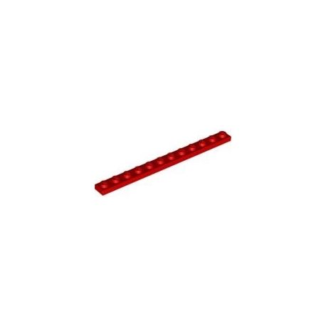 Platte 1x12, rot