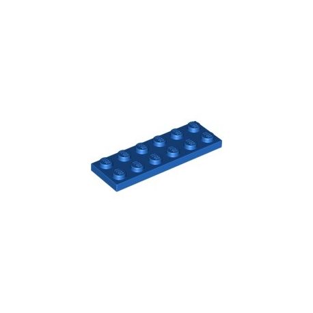 Platte 2x6, blau