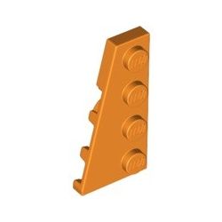 Platte 2x4 schräg links, orange