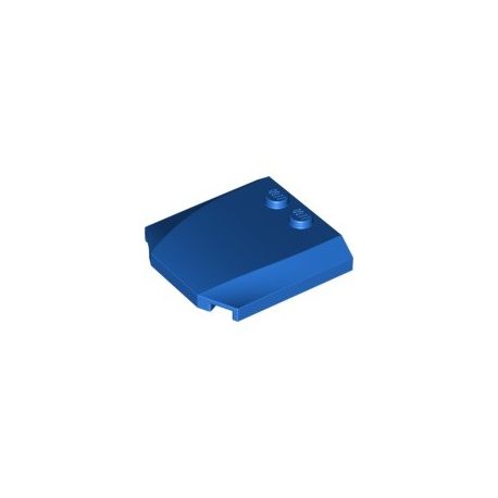 Platte gebogen 4x4x2/3, blau