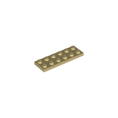 Platte 2x6, beige
