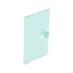 Tür 1x4x6 mit Noppe, transparent hellblau