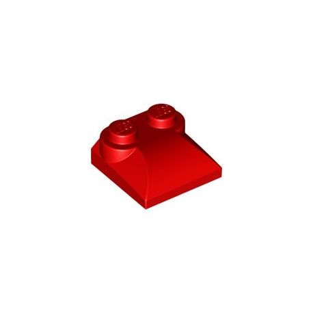Bogen 2x2 mit 2 Noppen, rot