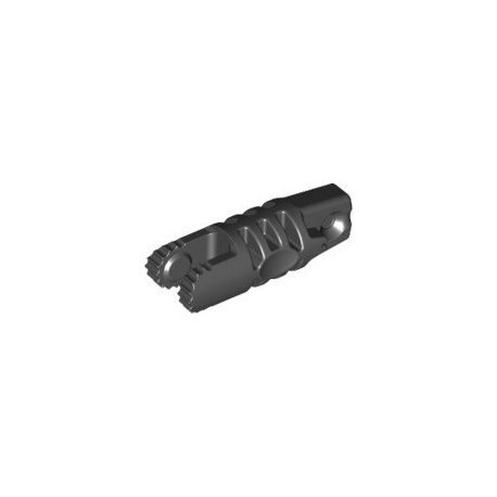 Zylinder mit Scharnieren, 1 Finger / 2 Finger, schwarz