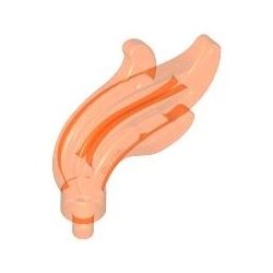 Flamme, transparent fluoreszierend orange