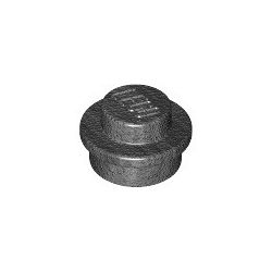 Platte 1x1 rund, titangrau