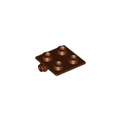 Scharnierplatte 2x2, braun