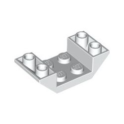 Schrägstein 4x2 inv, weiss