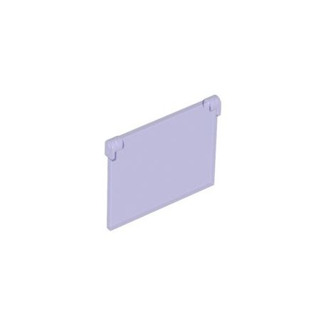 Fensterscheibe 1x4x3, transparent violett