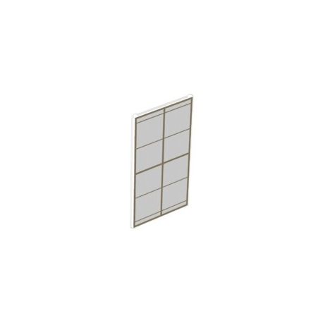 Fensterscheibe 1x4x6, transparent / bedruckt