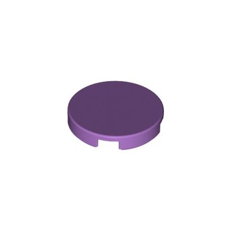 Kachel / Fliese 2x2 rund, violett