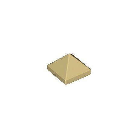 Schrägstein / Pyramide 1x1x2/3, beige