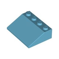 Schrägstein 3x4, azurblau