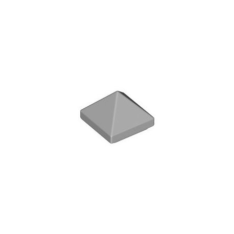 Schrägstein / Pyramide 1x1x2/3, hellgrau