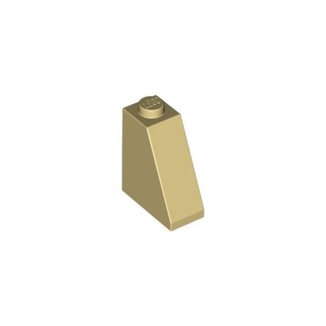 Schrägstein 2x1x2, beige