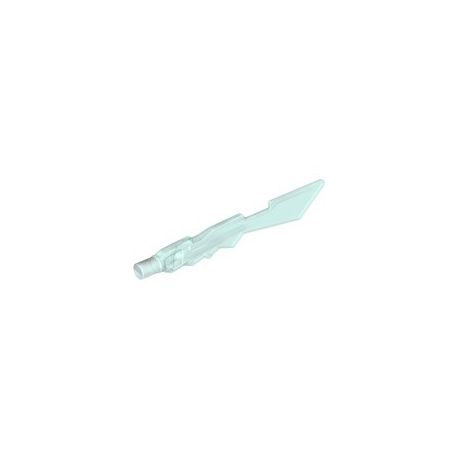 Ninjago Schwert, schartige Klinge, transparent hellblau