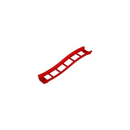 Achterbahn Schiene 2x16x3, Rampe, rot