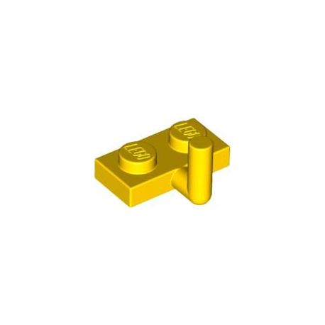 Platte 1x2 mit Haltestange, gelb