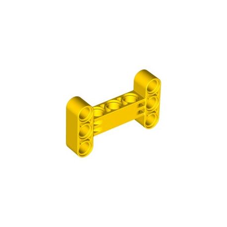 Lochbalken 3x5 dick, H-Form, gelb