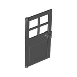 Tür 1x4x6, schwarz