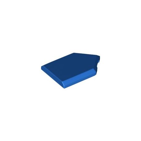 Kachel / Fliese 2x3 fünfeckig, blau