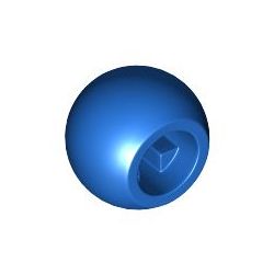 Kugel / Ball mit Achsloch, blau