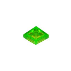 Schrägstein / Pyramide 1x1x2/3, transparent hellgrün