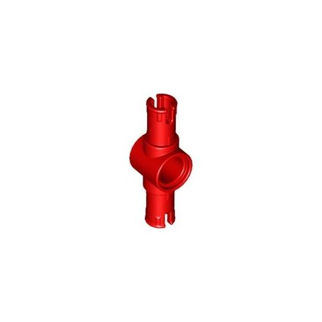 Pin 3L (mit Reibung) und zentralem Pinloch, rot