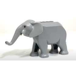 Elefant, hellgrau