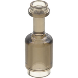 Flasche, transparent braun