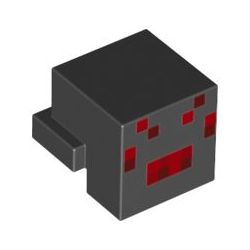 Minecraft Spinnenkopf, schwarz
