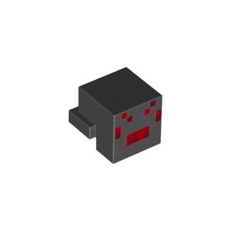 Minecraft Spinnenkopf, schwarz