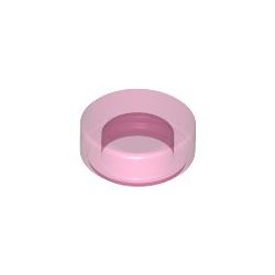 Kachel / Fliese 1x1 rund, transparent pink