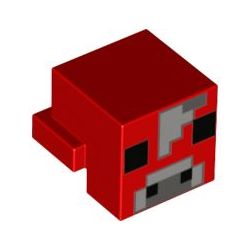 Minecraft Mooshroom Kopf, rot