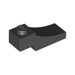 Bogen 1x3 inv, schwarz